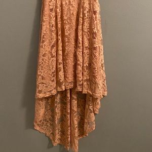 Peachy Pink Casual Dress